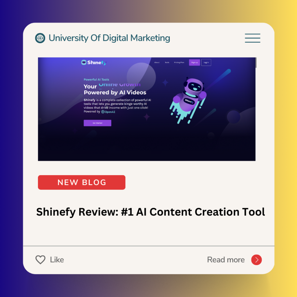 Shinefy Review: #1 AI Content Creation Tool